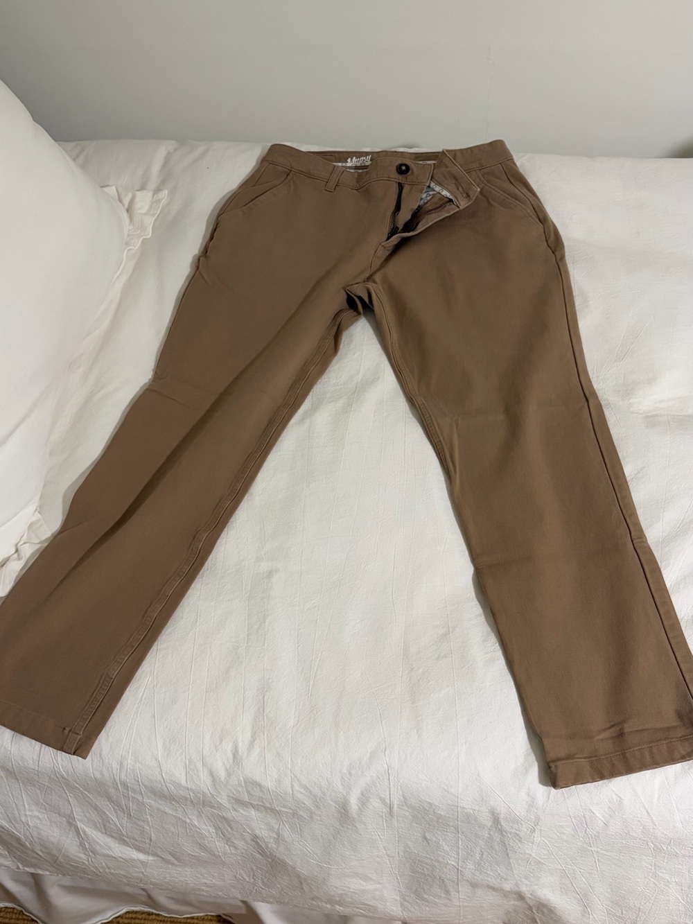 Men's Brown Casual Chino Pants - Mugsy